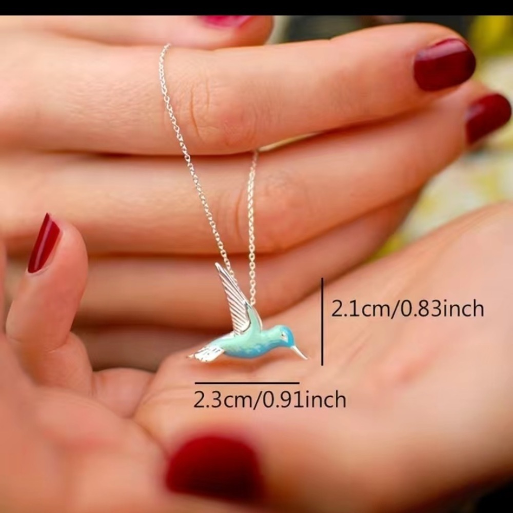 Humming Bird necklace - Picture 4 of 6